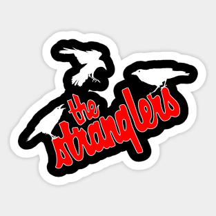 Stranglers Crows Red Sticker